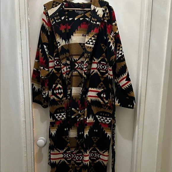 Pendleton Nehalem Cotton Velour Bathrobe NWOT - Picture 6 of 11